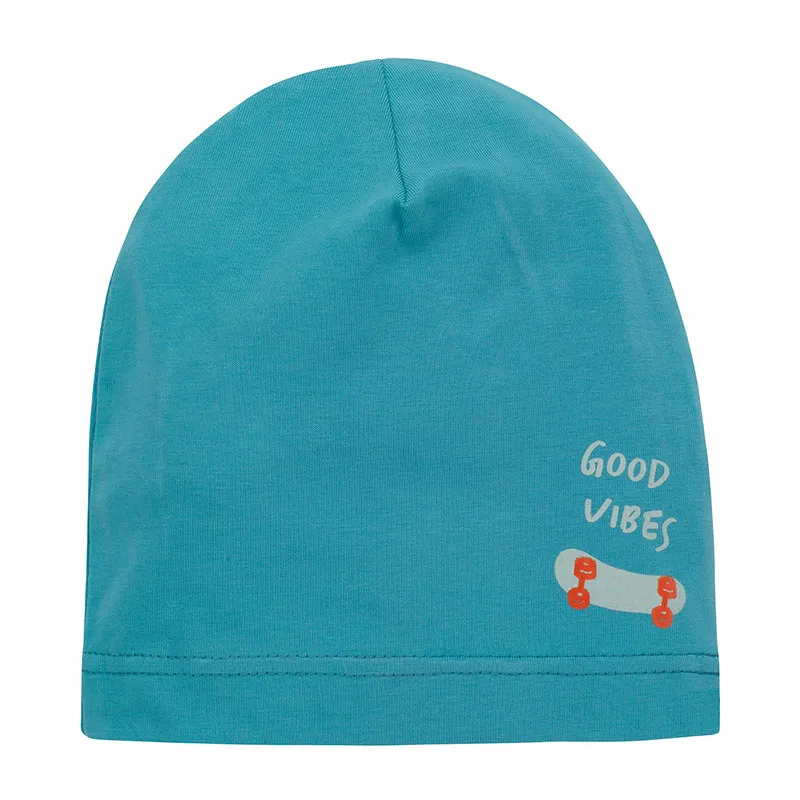 Bonnet simple Orange flip - Turquoise-0