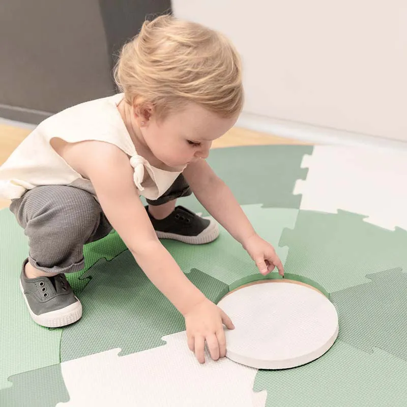 Tapis de jeux à assembler Playmat Vert - 18m+-7