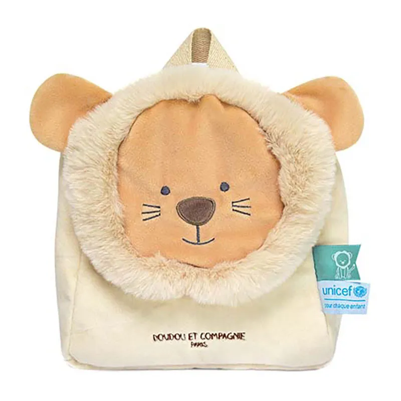 Sac à dos Peluche Lion Unicef - 20cm-1