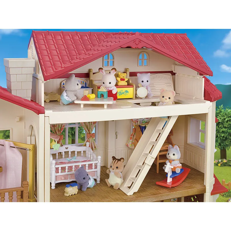 Grande maison éclairée & sa pièce secrète - 25pcs-4