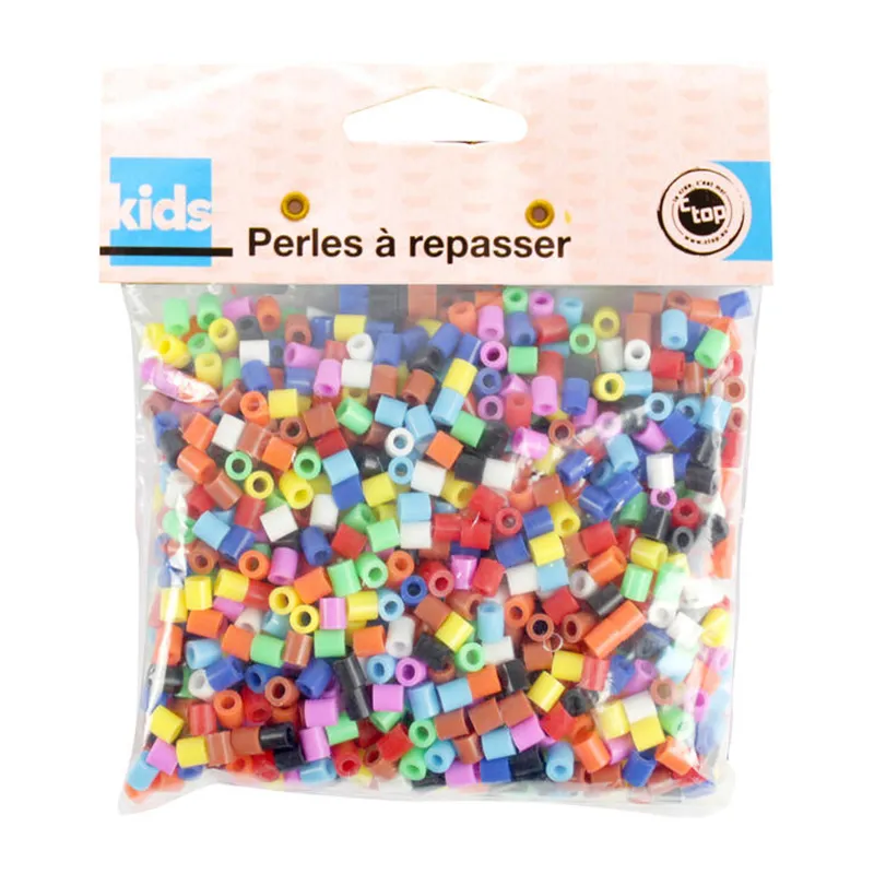 Perles à repasser + Plaques transparentes Carré/Rond/Etoile/Cœur - 1000pcs-9