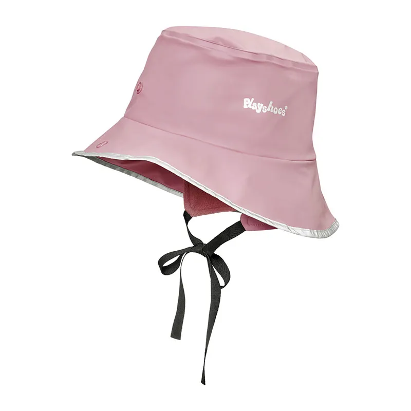 Chapeau cache oreilles doublure Polaire - Rose pâle-0