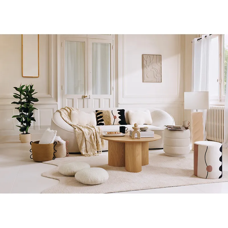 Coussin tressé Wavy bliss - 38x58cm-5