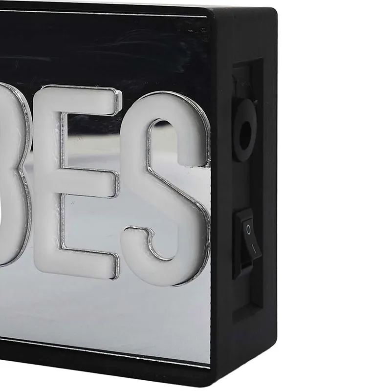 Lampe Lef effet Néon Good Vibes à piles - 22x4x4cm-4