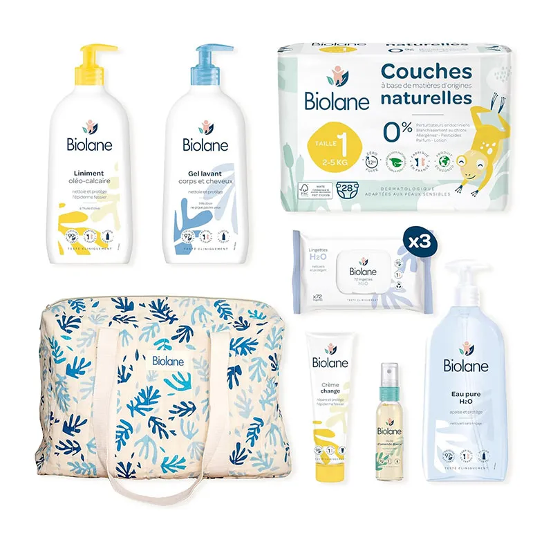 Coffret naissance, sac à langer & soins-0