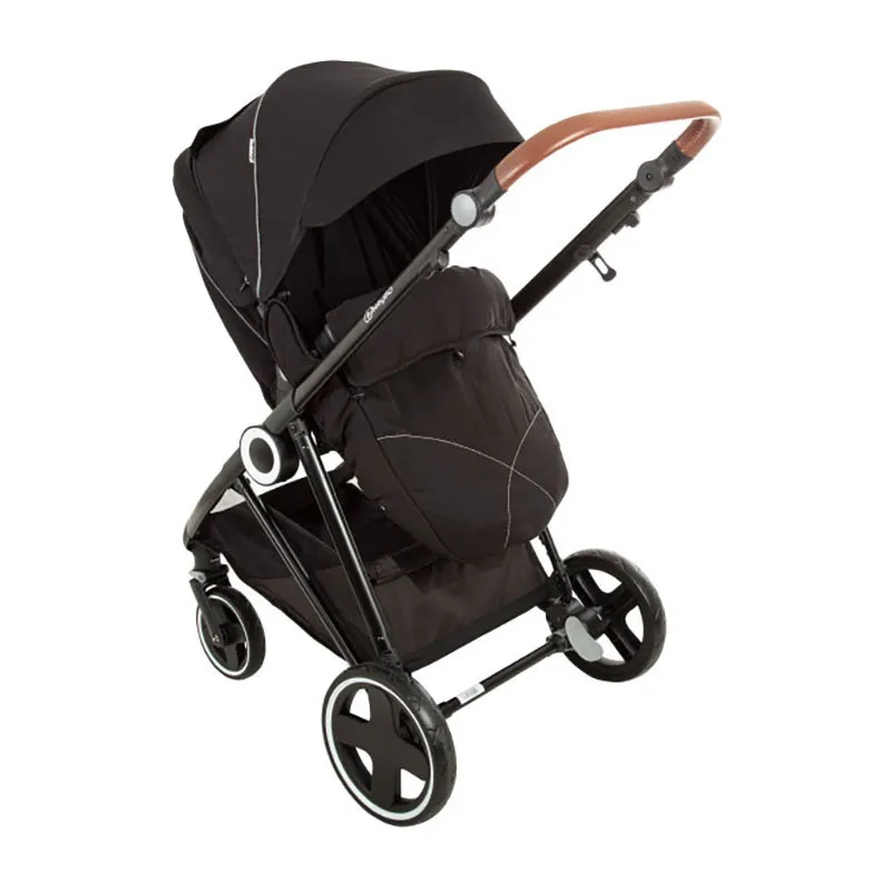 Trio Poussette transformable + Coque Gr.0+ Halime Anthracite/Noir - 0m+-1
