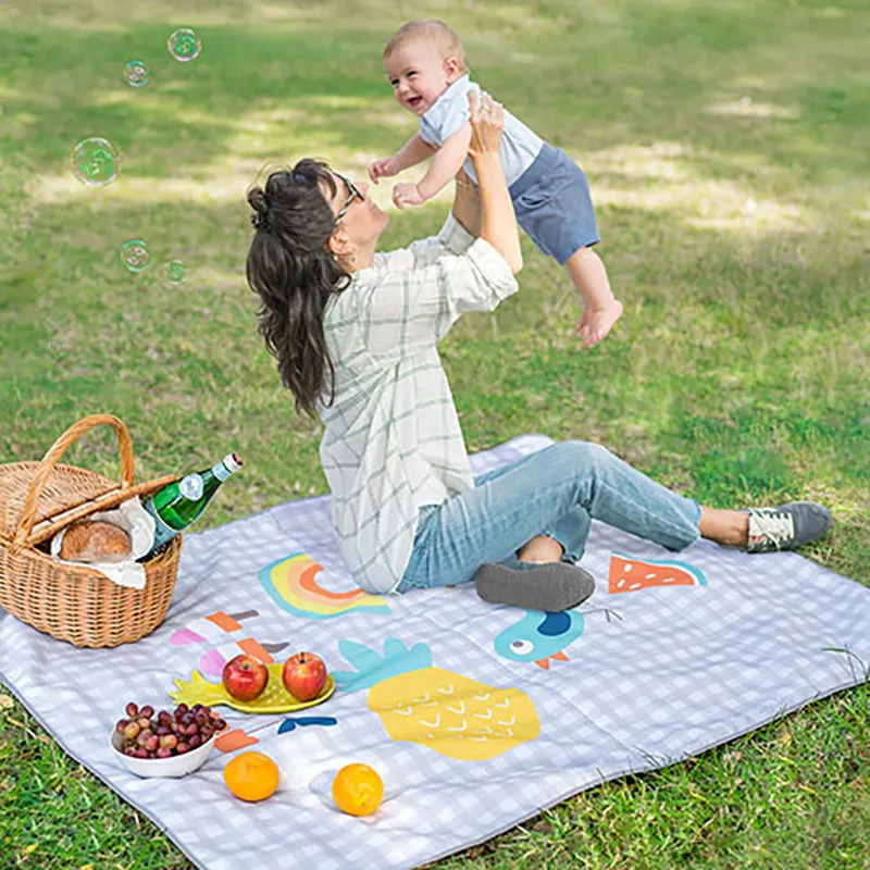 Tapis d'extérieur 140x115cm Jardin - 0m+-0