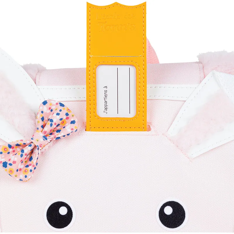 Cartable Mini La Lapine - Rose-3
