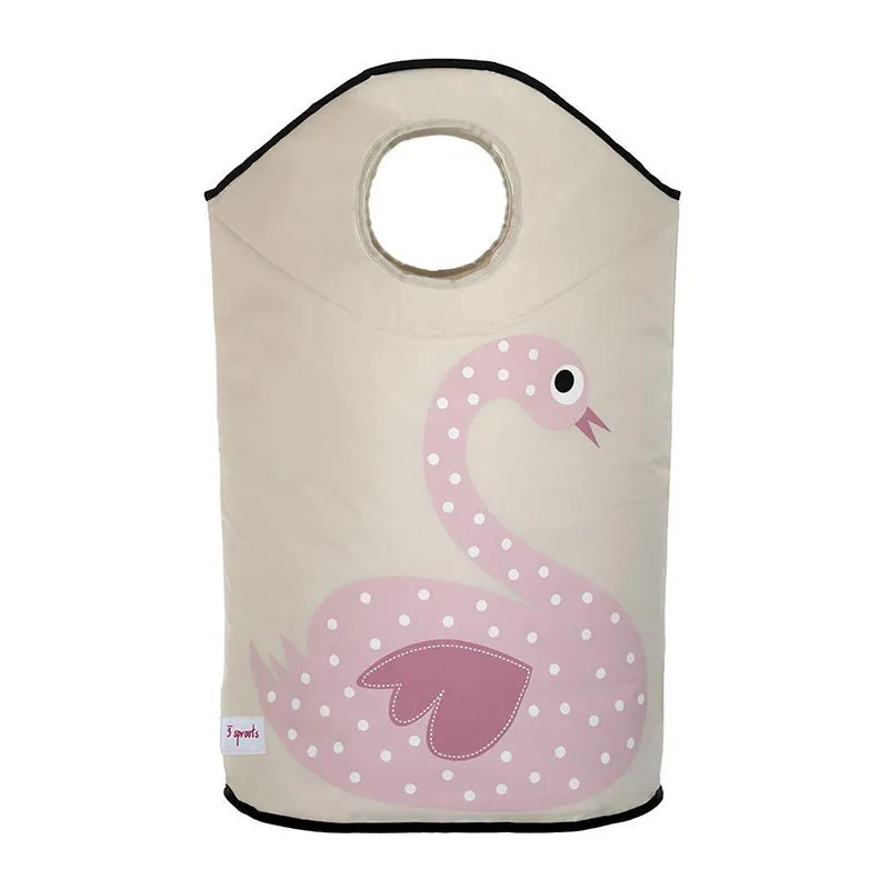 Panier à linge Cygne - 56x48x28cm-2