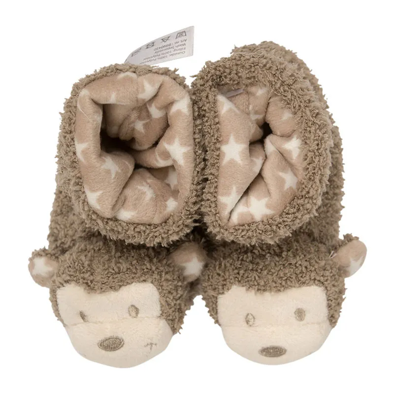 Chaussons-Hochets Tambo le Singe Marron- 0m+-1