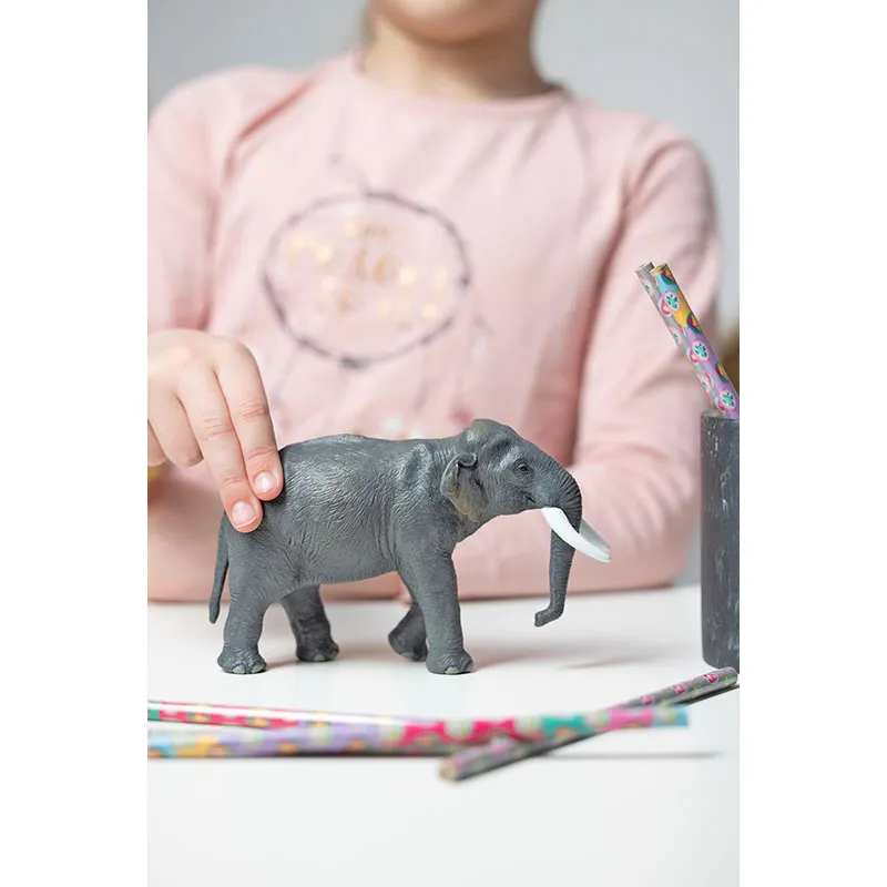 Éléphant d'Asie - 14,44x10,25cm-1