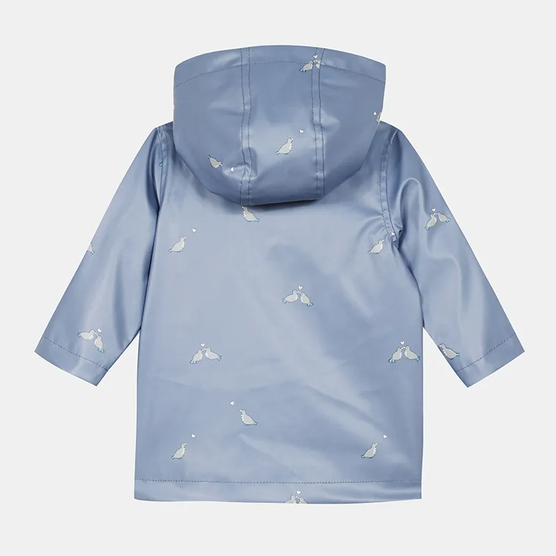 Coupe vent Fille - Bleu moyen-1