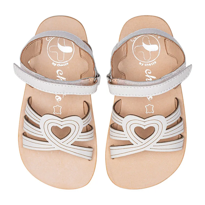 Sandales Cœur Barefoot - Blanc-4