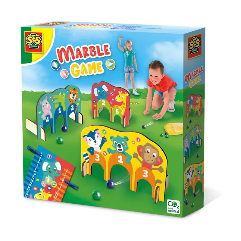 Jeu de billes Arceaux en bois 15pcs - 36m+-0