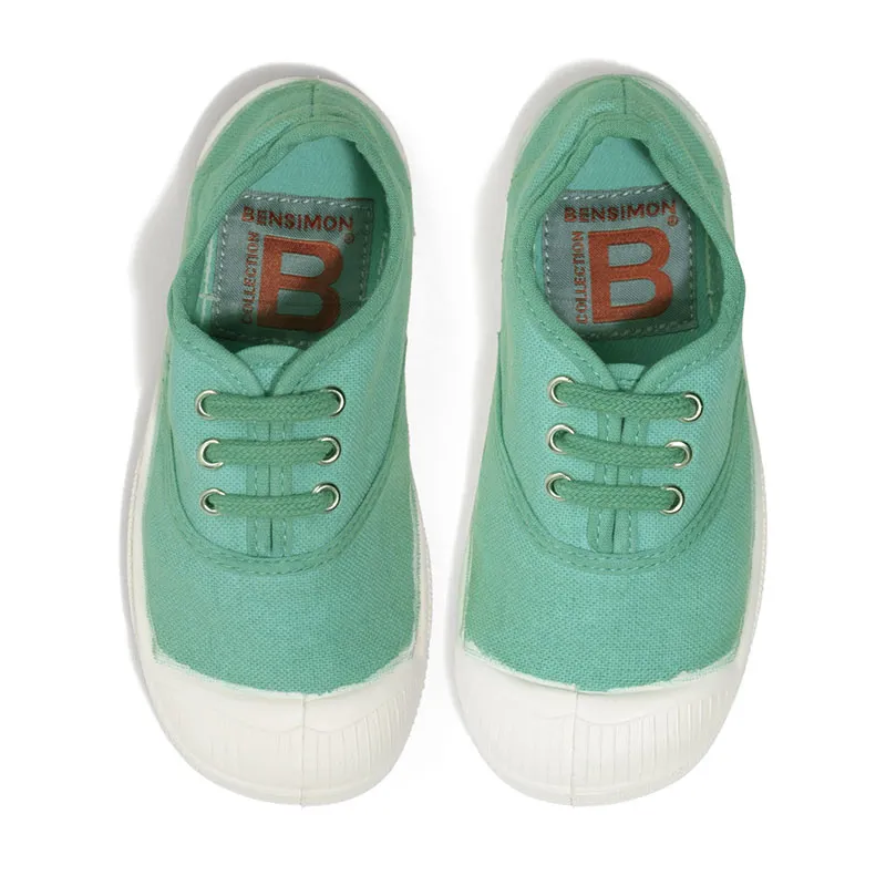 Tennis à lacets Enfant - Turquoise-0