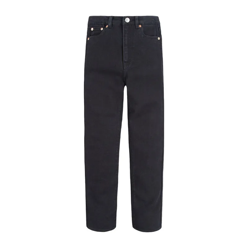 Jean Ribcage Straight - Noir-0
