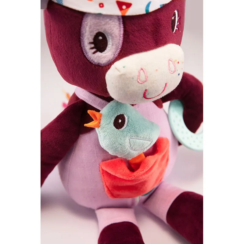 Peluche d'activités Rosalie la vache 40cm - 9m+-6