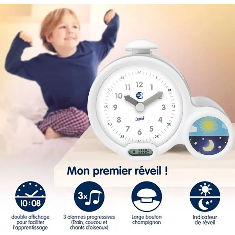 Mon 1er réveil Kid'Sleep Clock Rose - 5+-8