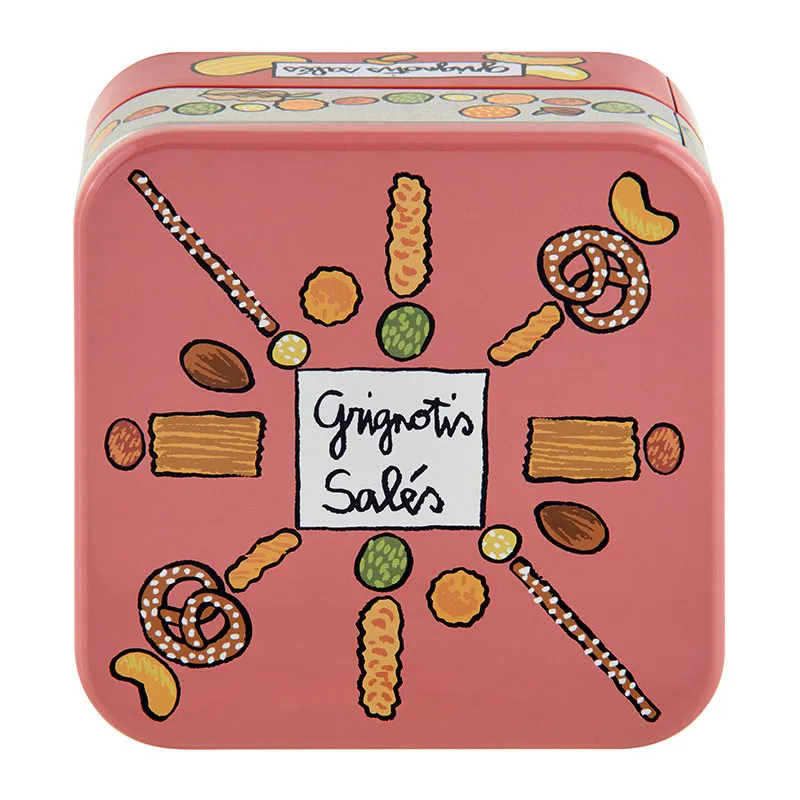 Boîte à apéro empilable Grignotis salés - 10x16x16cm-0