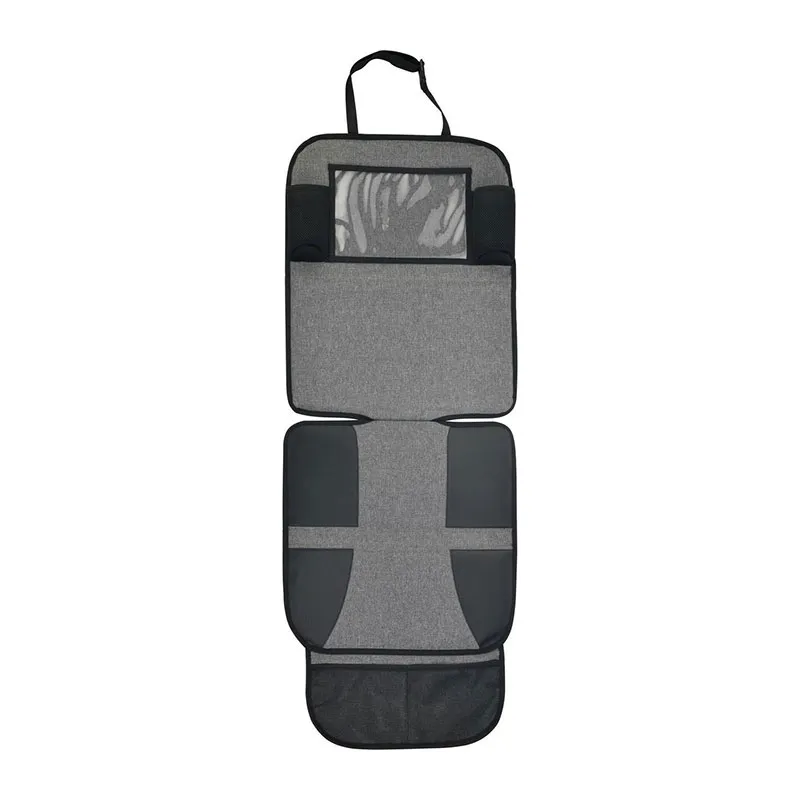Protection de siège Voiture rangement Ipad - Noir-1