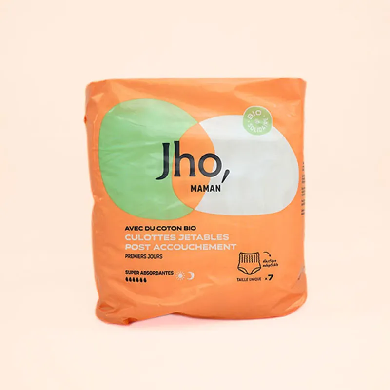 Culotte jetable post-accouchement Coton BIO - TU-0