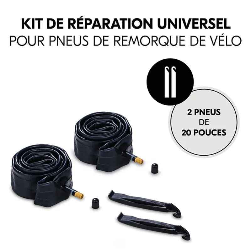 Kit réparation pneus pour remorque de vélo-2