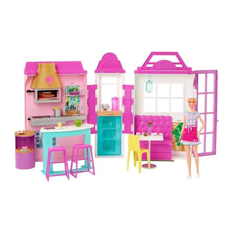 Coffret Barbie & son restaurant 30pcs - 3+-0