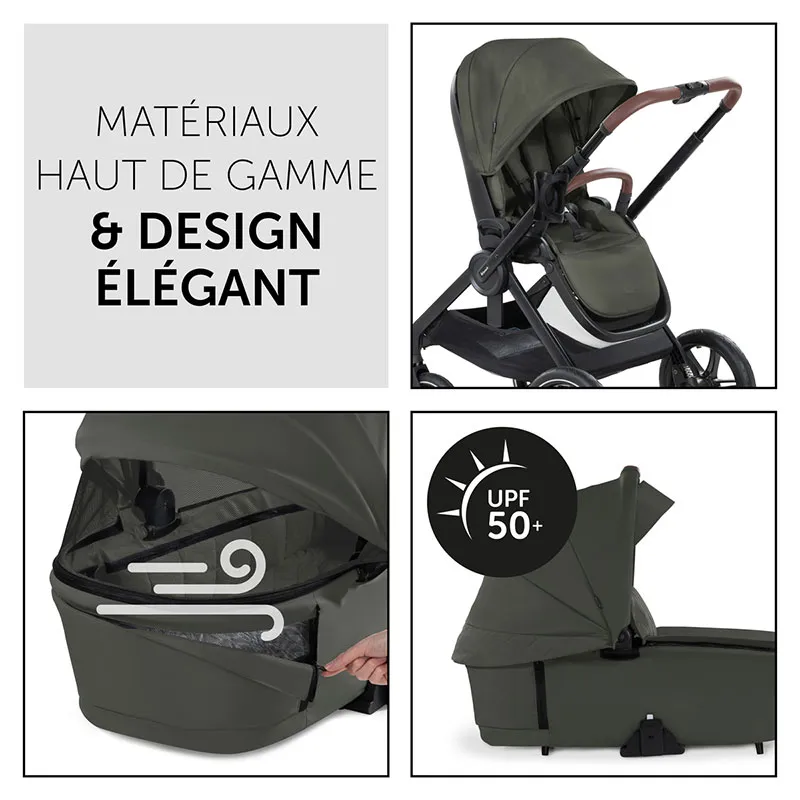 Duo Poussette Walk N Care Air Set Dark Olive - 0m+-10