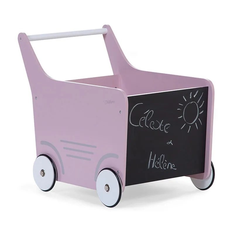 Porteur bébé Bois Rose - 49x34x43cm-2