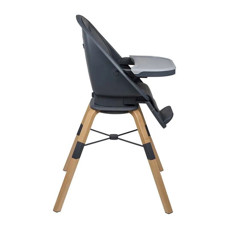Chaise haute 360° Carou Gris - 6m+-5