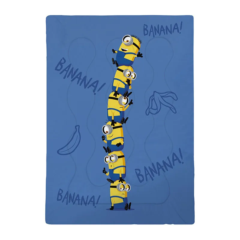 Couette imprimée Les Minions Banana - 140x200cm-0