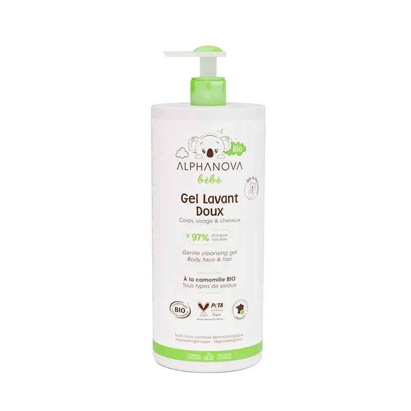 Gel lavant doux bebe BIO - 1l-0