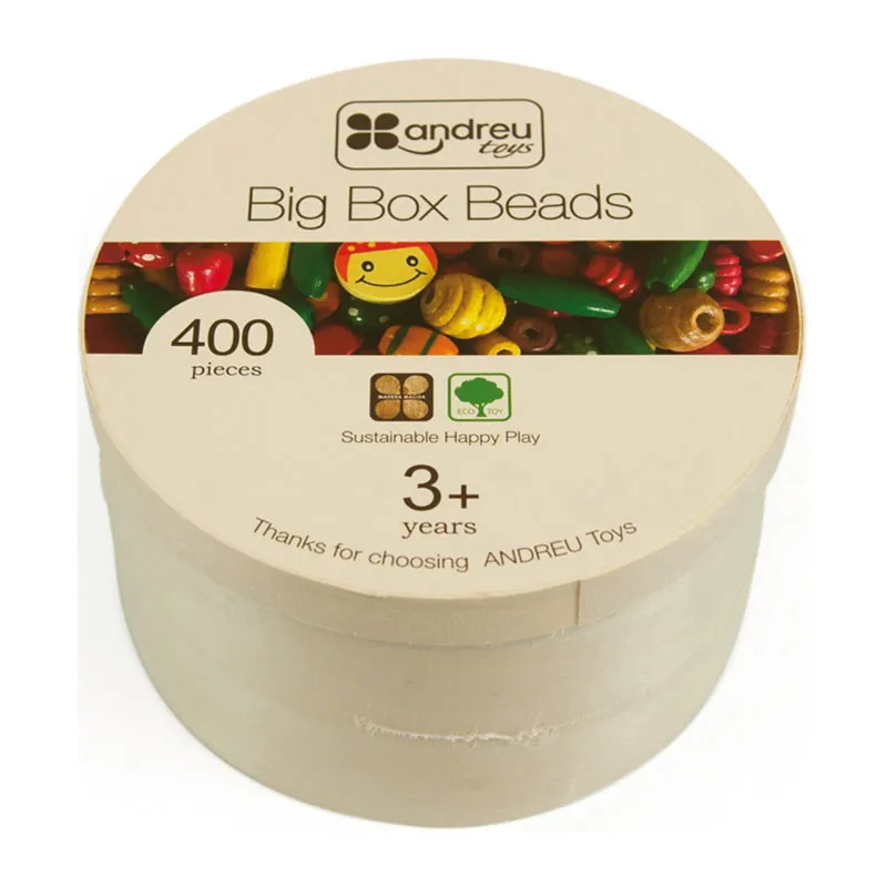 400 Perles en bois - 36m+-0