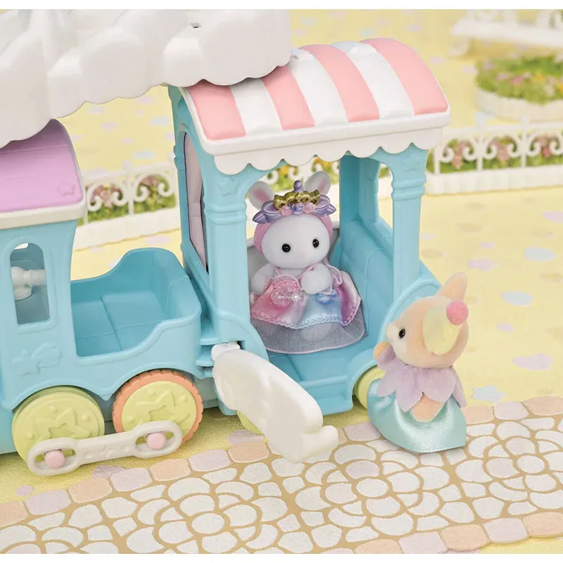 Petit train à vapeur & bébé fennec - 2pcs-5