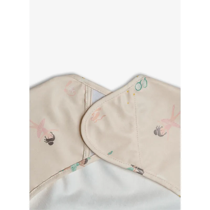 Bavoir à manches longues 6-18mois - Ballerines Beige-3