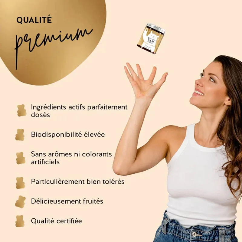 Golden Goddess Tan Vitamin Pour le bronzage - 60 Gummies-4
