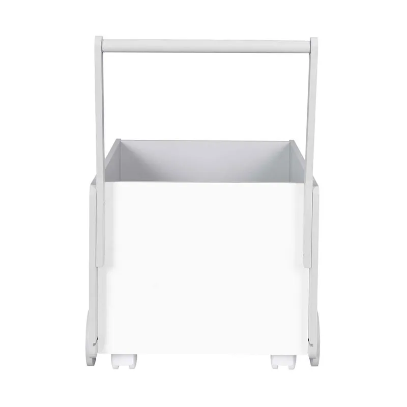 Chariot de rangement enfant Gris - 35x47x48cm-4