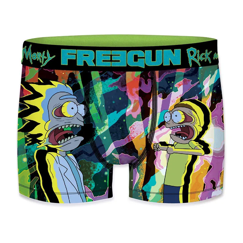 4 Boxers Homme Rick and Morty - Vert-2