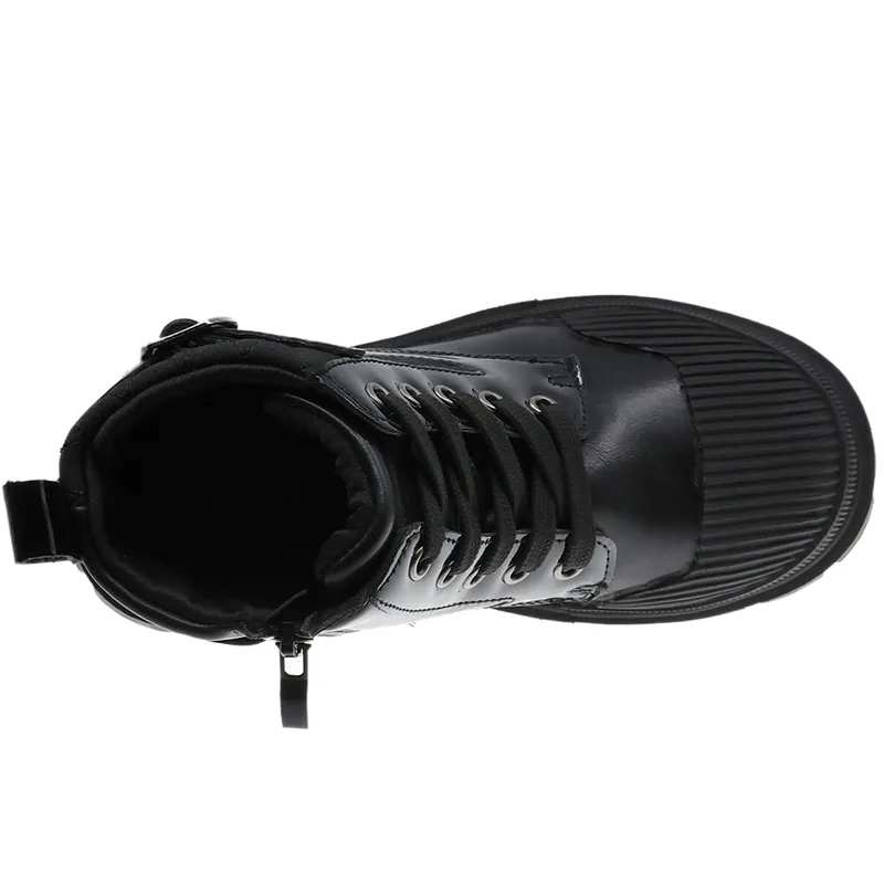 Bottines zip Rangers - Noir-3