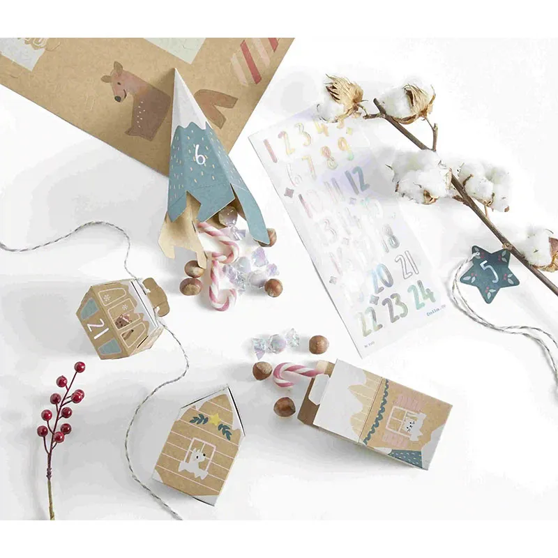 Calendrier de l'avent Village dans la neige - 113pcs-3