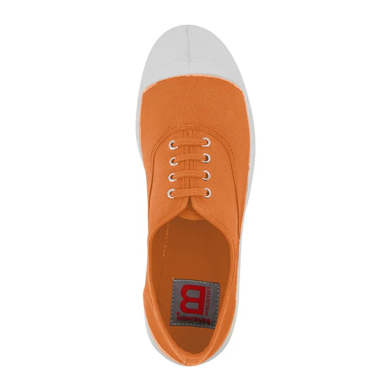 Tennies à lacets Femme - Corail-1