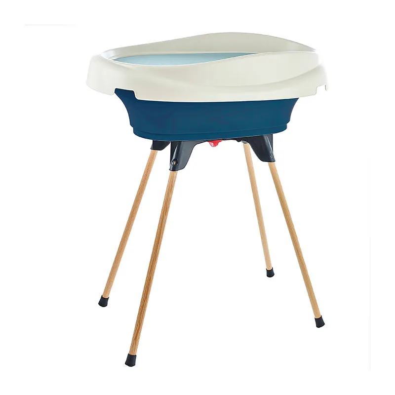 Pack plan à langer et baignoire Vasco - Bleu océan-0