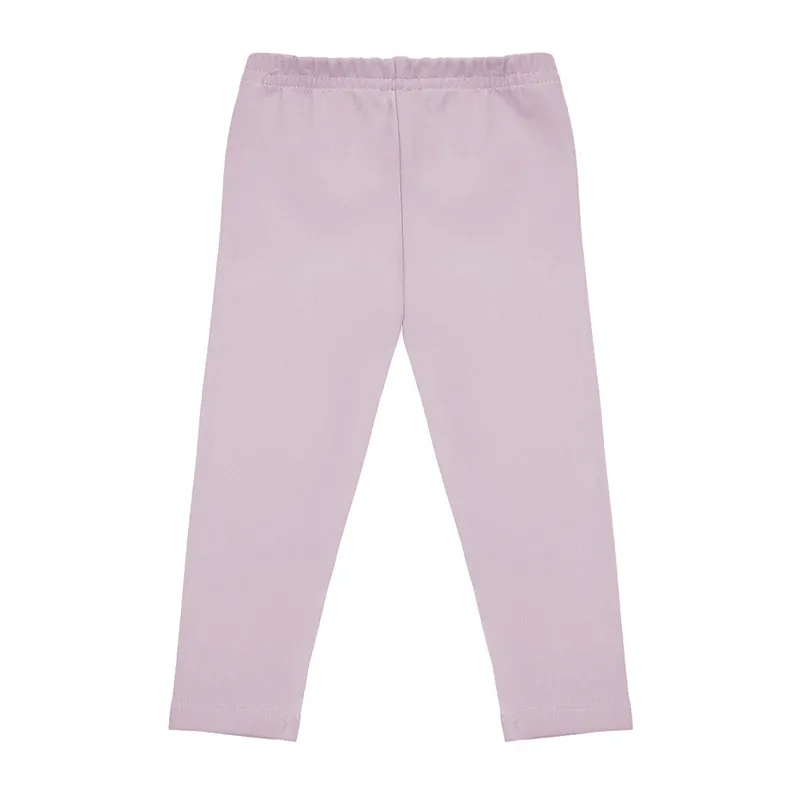 Legging fille Basic - Lilas-1
