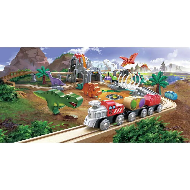 Circuit de train Dino Adventure - 36m+-5