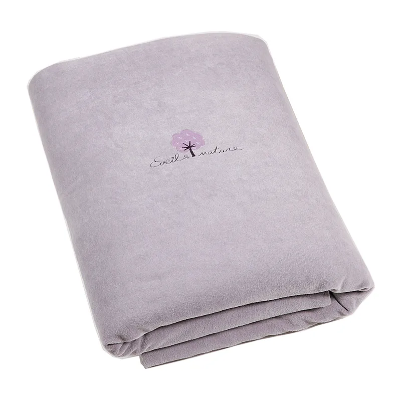 Edredon velours Coton BIO Iris - 100x140cm-0