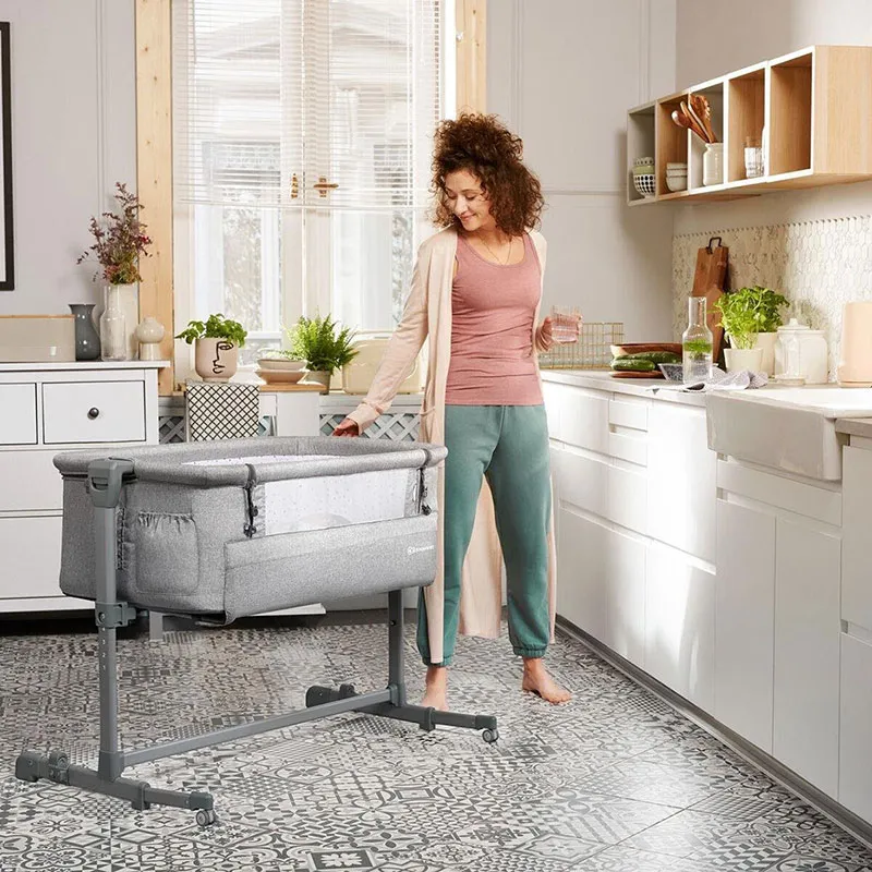 Berceau Co-dodo Nomade Side2Bed Gris mélange - 0m+-10