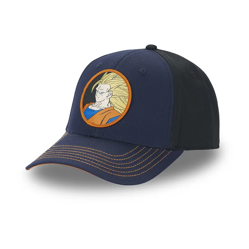 Casquette Homme Dragon Ball Z - Bleu/Noir/Orange-1