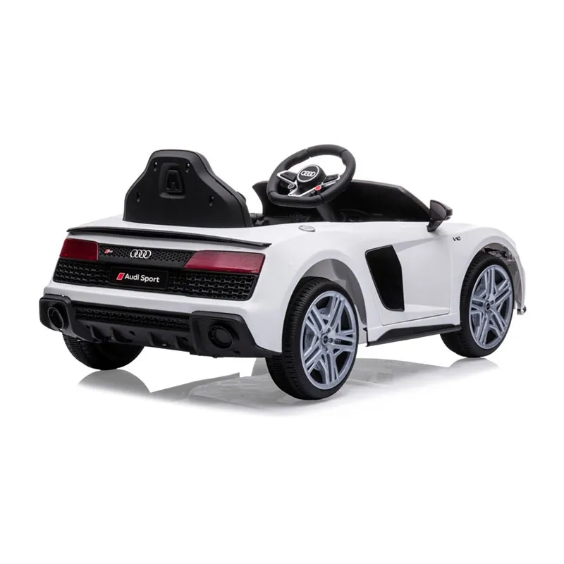 Voiture à batterie Audi R8 Spyder Blanc  - 36m+-4