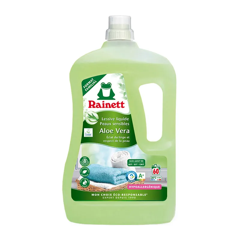 2 Lessives liquides Aloe Vera Format Familial - 120 lavages-1