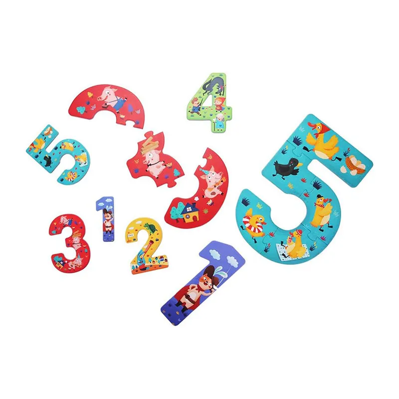 Mon 1er puzzle 1,2,3,4, 5 15pcs - 36m+-3